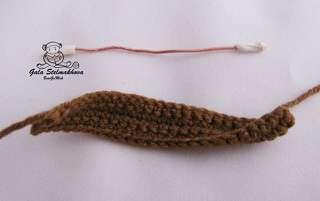 LittleOwlsHut Crochet pattern 2018 Fold the tail in half