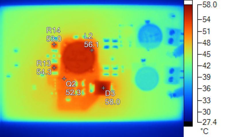 11 Thermal Image Figure 31 shows the thermal image at 24V input voltage and full load 1.