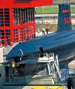 THE ARGONAUTE SUBMARINE Visitors boarding this legendary French navy vessel (built in 1957) will discover what life under the ocean was like for its 40-man crew.