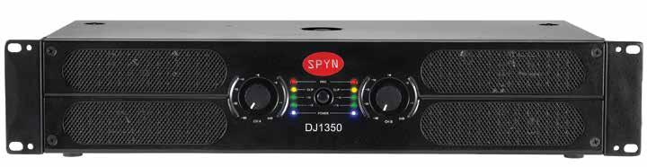 DJ1350 Professional Power Amplifier Designed with the DJ in mind, the DJ1350 delivers South Beach performance at a price anyone can afford!