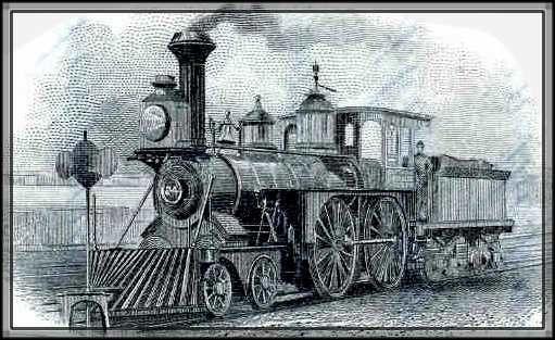 production Steam engines made over-land distribution almost two times faster &