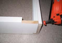 Bring left and right side boxout frames together with header and (screw/nail)