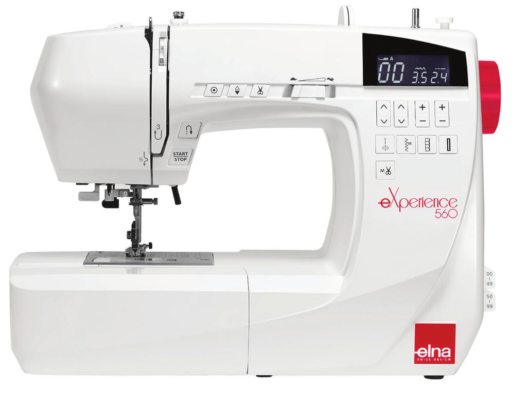 $1,199 NEW Sale: $1,099 experience 560 Top loading full rotary hook bobbin 100 built-in stitches, including alphabet 7 one-step  $999