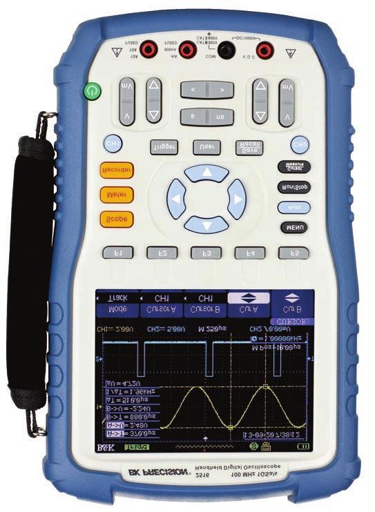 Recorder function button Use the scope recorder or trend plot functions to log oscilloscope or multimeter measurements.