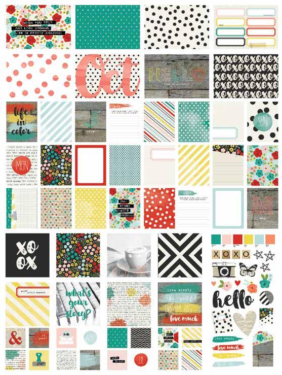 {24} 2x2 Cards and {30} Bits & Pieces 2016