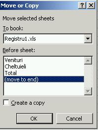 comanda Move or Copy (Mutare sau copiere). 4.9.1.5.