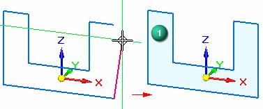 Lesson 4 Drawing synchronous sketches of parts Sketch regions In a part or sheet metal document, when you draw 2D sketch elements that form a closed area, the closed area is automatically displayed