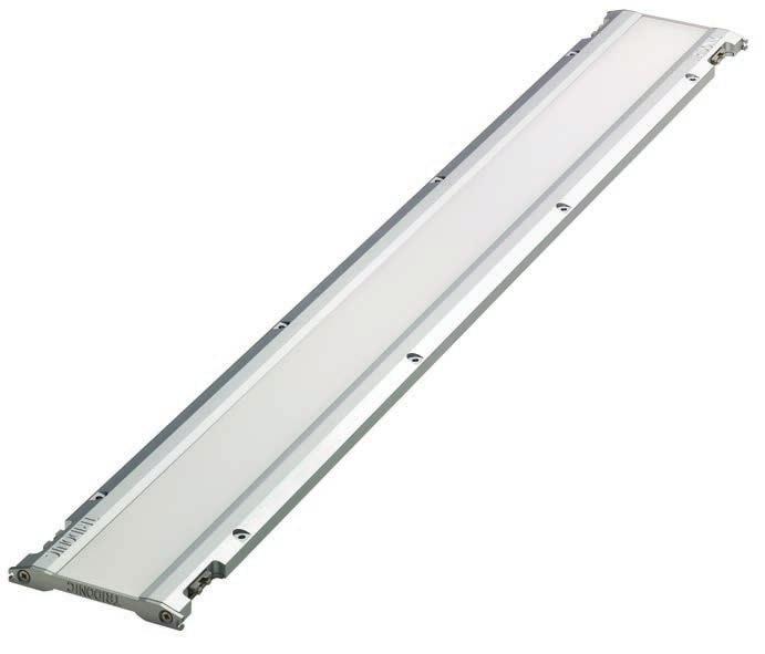 Ideal for pendant and free-standing luminairs Very slim, homogenious illuminated LED module Direct/indirect light distribution /2 % Efficiency of the module up to 94 lm/w High colour rendering index