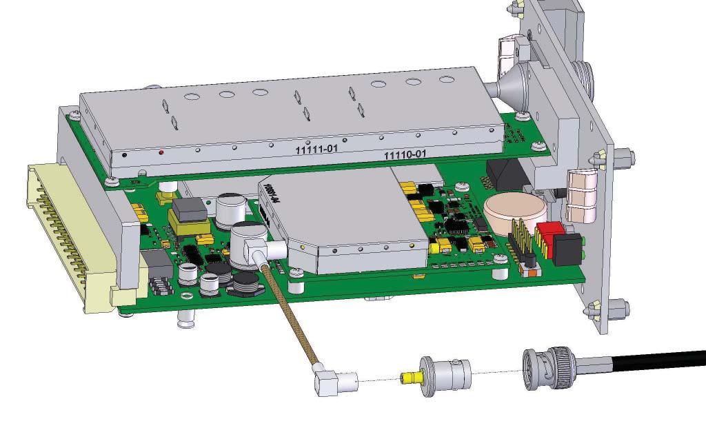 The SMB-BNC adapter is required to connect this point to the ANTENNA input on the IFR COM-120 as shown in Figures B-14 (VHF and UHF 400 MHz Receiver) and B-15 (UHF 800 MHz Receiver).