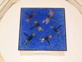 dragonflies are securely bonded to the clear glass. The panels are next slumped over the 10 Oval Panel Former. Follow the instructions that came with the former.