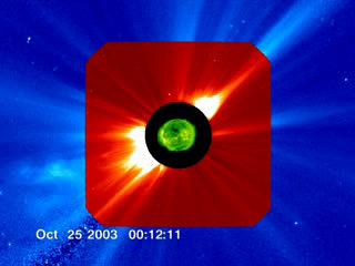 Space Weather: causes Coronal Mass Ejection (CME) 1