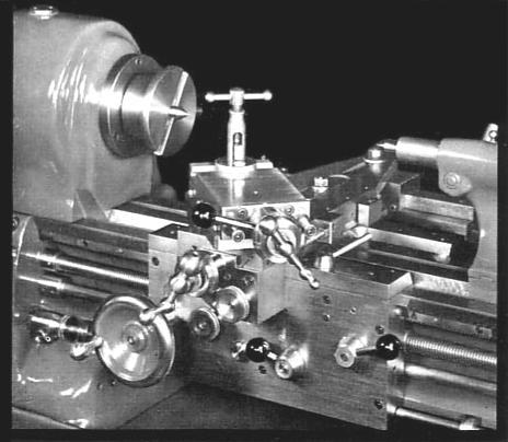 This permits desirable interchangeability of collets, jaw chucks, face plates and other headstock attachments with our 1" collet capacity precision bench lathes.