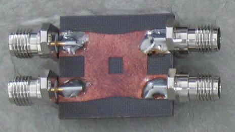 Antennas and Propagation 3 Figure 4: Photograph of a proposed nonuniform branch line coupler.