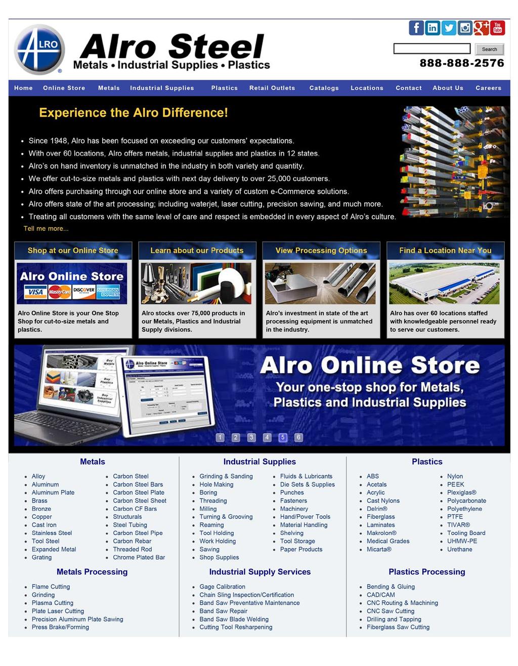 Visit the Alro Web