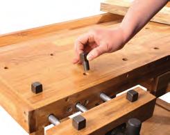 drawer - convenient tool storage Low level, full length storage shelf for bulkier items 196 Waist