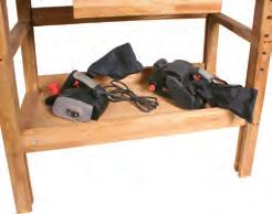 It s comfortable to work at and firm enough to use without the wobble associated with the softwood