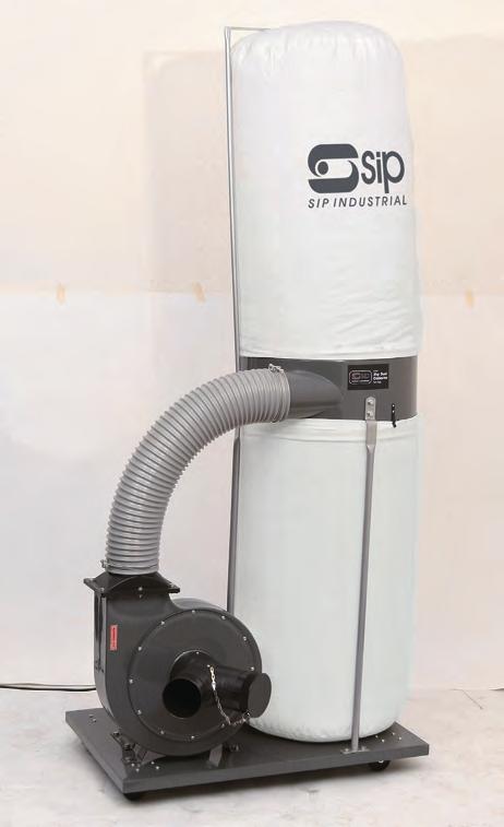 5m (100mmØ) Connection Hose 06878 4m (100mmØ) Connection Hose 06880 *When using fine filter collection bag 200 01956 Dust Extractor 3hp - Four Bag A powerful machine for a busy workshop.