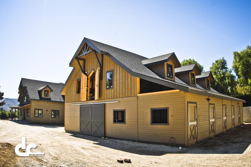 Similar Projects This barn home in Camarillo, California consists of a stately 36' x 60' residence, a 24' x 48' connecting garage, and a 36' x 60' barn with a loft and a shed roof.