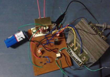 Input voltage of the converter is set as 5 volts and it is designed to
