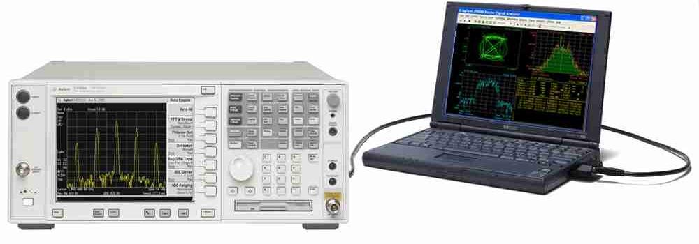 Equipment alternatives for measuring wide BW signals (Phase and amplitude) 89601A software connected to the PSA over LAN or USB Extended