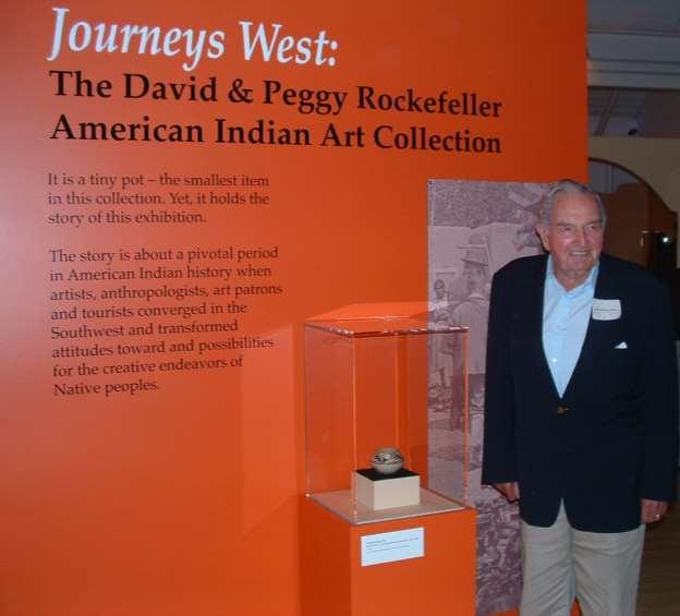 Journeys West: The David & Peggy Rockefeller American Indian Art Collection An Abbe Museum Exhibition curated by Bunny McBride, designed by
