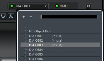 Mixing for Dolby Atmos with a Dolby Rendering and Mastering Unit (RMU) Object Routing Using Output Busses with Objects If you want to use a channel in object mode, you must connect it to an object