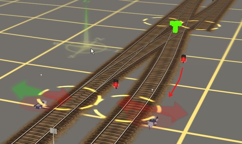 What we re saying is that just because a train hits T1, it should not force a through train on the other track to stop. T1 should only stop a train crossing from Sig2 to Sig 4.