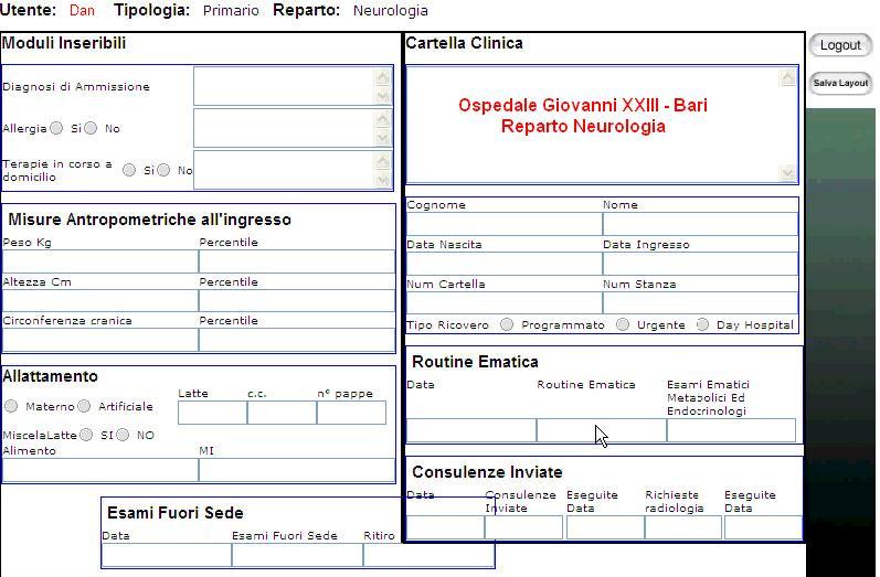 physician to design the EPR for her/his ward by directly manipulating data modules in her/his SSW. We briefly describe here the prototype system for the management of the EPR.