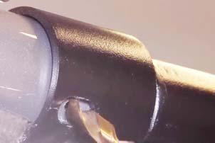Use a mm or /8 drill along with the provided () aluminum guide sleeve and drill a pilot hole.