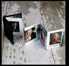Product Info: Size: 3 1/2 x 2 1/2 (folded) 3 1/2 x 15 (expanded) Style A holds 9 images.