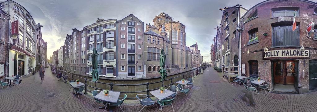 Architecture Z+F HDR point cloud of the streets of Amsterdam, Netherland Z+F 3D phase based
