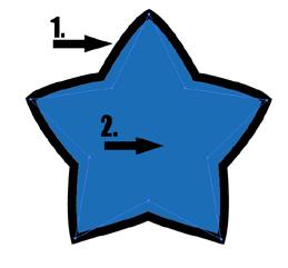 Anchor Points (end points of line segments) 2. An Anchor Point that has been Converted (click on it) 3.