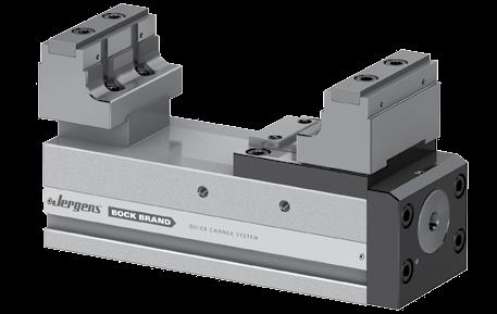 PROUTION VISES JERGENS MULTI-XIS Jergens 5-xis Fixed-Jaw Vise Shown with optional jaws. esigned especially for multi-face machining with a single clamping operation.