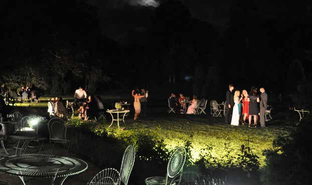 Low Level Lawn Lighting - 135.00* We are able to create a fantastic atmosphere outside on The West Terrace.