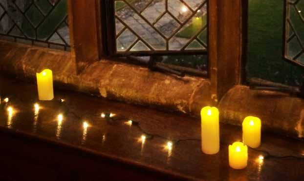 AROUND HENGRAVE HALL Fairy Lighting and a set of Standard LED Candles - 9.50 (per Location)*.