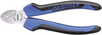 GEDORE pliers do not fracture or splinter when overloaded but deform under incorrect use, therefore posing a lower risk of injury to the user GEDORE pliers rest comfortably in the hand (M/XL/XXL) -