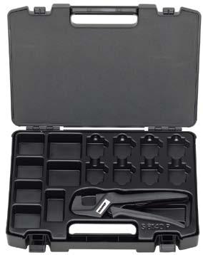 398 399 S 8140 PN Crimping pliers set starter in plastic case Without module inserts for