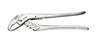 chrome-plated Model C = handles cross-hatched 145 15 = 9 settings 145 20 = 11 settings Model JC = with 2-component handles 145 10 = 7 settings, with extra narrow jaws 145 10 JC 145 10 C L 1 L 2 b h O