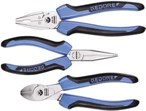 420 421 Plier assortments Produced in-house by GEDORE Austria Combination, flat-nosed, round-nosed and mechanics pliers made from GEDORE