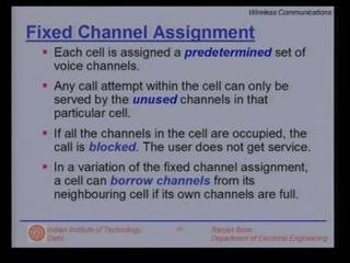 (Refer Slide Time: 00:39:51 min) So the first methodology is fixed channel assignment. Remember the previous examples we did.