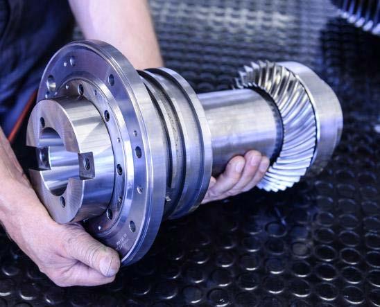 Example Spindle A long, slim shaft diameter of a motor spindle many time limits the achievable cutting depth.