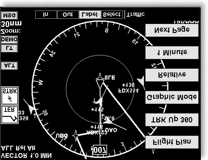 Traffic Altitude Values Altitudes shown next to the traffic icon are in hundreds of feet (09 = 900 feet).