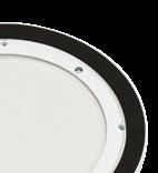 frame-in kit LED 8" lensed step & flat trims 1100, 1500, 2000 or 3000 lumens - vandal resistant Superior quality white LED light FCC 47 CFR Part 15 / Class A Listed for Wet Location under covered