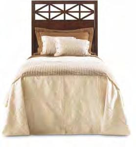 495-312 Queen Size Bed W66 (168cm) D85.50 (217cm) H60 (152cm) Available as headboard only.