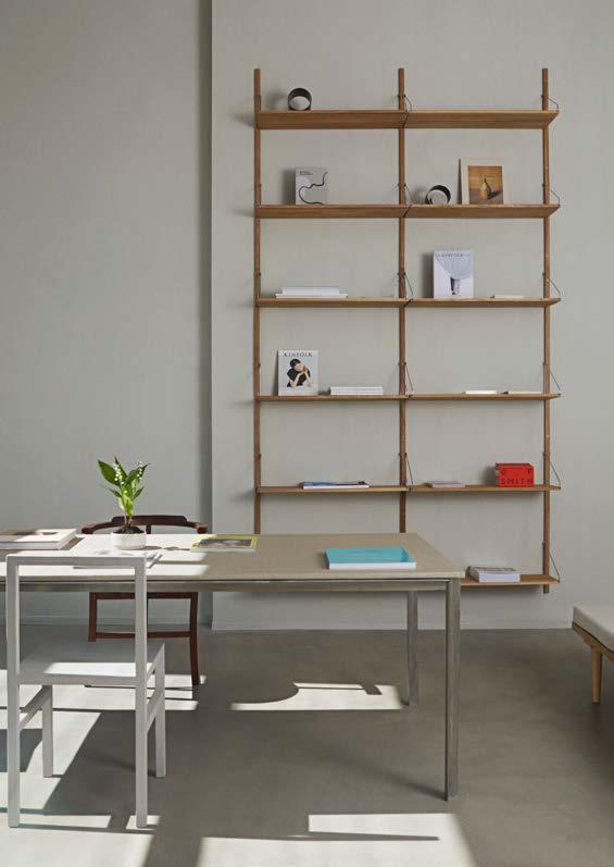 SHELF LIBRARY Design: Kim Richardt, 2015 Dimensions Shelves: W800, D 200 / 270 / 400 mm.