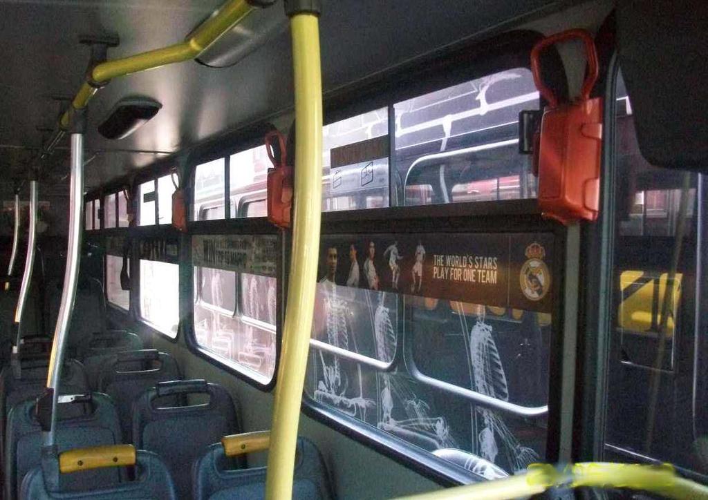Buses carrying any advertisements