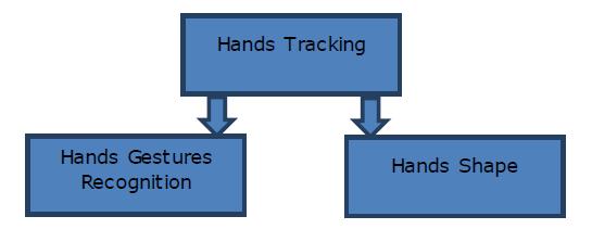 3: iisu TM CI Layers The Hands Tracking layer detects and tracks the user s hands. It is always active when CI is active.