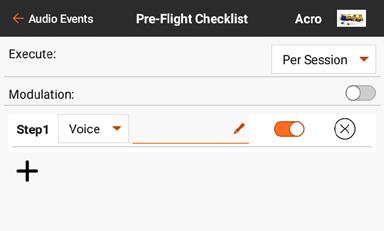 PRE-FLIGHT CHECKLIST Pilots can choose to configure a Pre-Flight Checklist to verify critical tasks are completed prior to flight.
