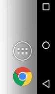 To access the Android navigation icons at anytime, swipe right to left