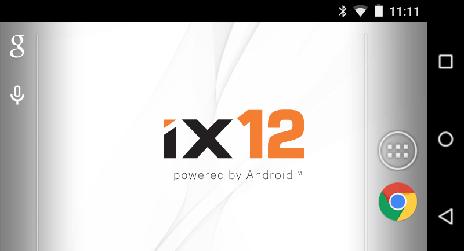 ANDROID HOME SCREEN ELEMENTS 2 1 3 1. All Apps: Contains all applications loaded in the ix12. 2. Overview: Allows switching between any active applications.
